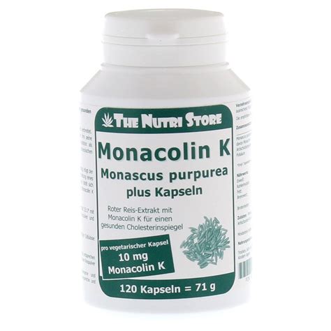 monacolin k 10 mg